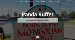 Desktop Screenshot of panda-buffet.com