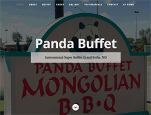Tablet Screenshot of panda-buffet.com
